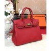 Hermes Birkin 35 Bag Togo Leather Red