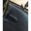 Hermes Kelly Bag 28 Swift Leather Black