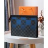 Louis Vuitton Pochette Voyage MM N60412 Blue