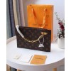 Louis Vuitton Chain Clutch M55646 Brown