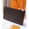 Louis Vuitton Chain Clutch M55646 Brown