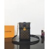 Louis Vuitton Pochette Trunk Verticale M63913 Brown