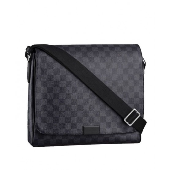 Louis Vuitton Damier District N41272 Black