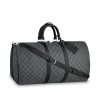 Louis Vuitton Damier Graphite Canvas Keepall N41413 Black