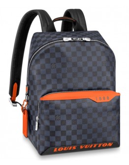 Louis Vuitton Damier Cobalt Race Discovery Backpack PM N40157 Black