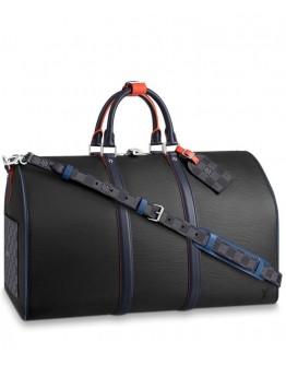 Louis Vuitton Keepall Bandouliere 50 M51462 Black