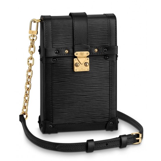 Louis Vuitton Pochette Trunk Verticale M67871 Black