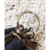 Louis Vuitton Mr Louis bag charm and key holder N62883 Brown