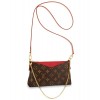 Louis Vuitton Pallas Clutch M41638 Red