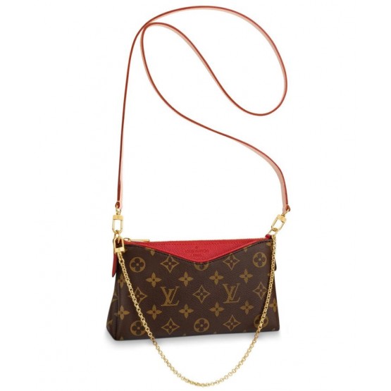 Louis Vuitton Pallas Clutch M41638 Red