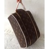 Louis Vuitton Canvas Double Zipper Opening Toiletry Bag M47624 Brown