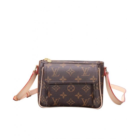 Louis Vuitton Monogram Viva Cite PM Shoulder Bag M51165 Brown