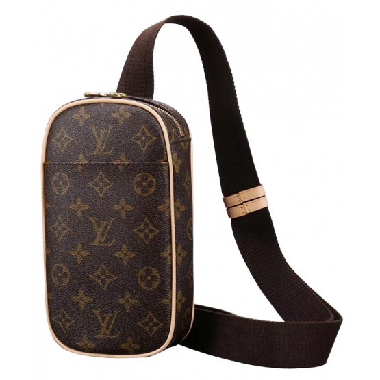 Louis Vuitton Pochette Gange Monogram Canvas M51870 Brown