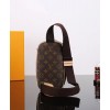 Louis Vuitton Pochette Gange Monogram Canvas M51870 Brown