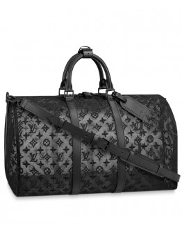 Louis Vuitton Keepall Bandouliere 50 M53971 Black