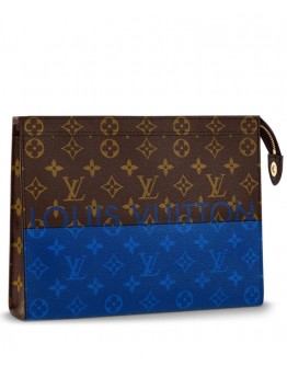 Louis Vuitton Pochette Voyage MM M63066 Blue