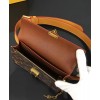 Louis Vuitton S Lock Belt Pouch MM M68549 Brown