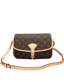 Louis Vuitton Monogram Sologne Shoulder Bag M42250 Brown