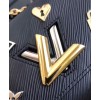Louis Vuitton Twist Chain Wallet M63987 Black