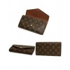 Louis Vuitton Monogram Wallet M60531 Brown