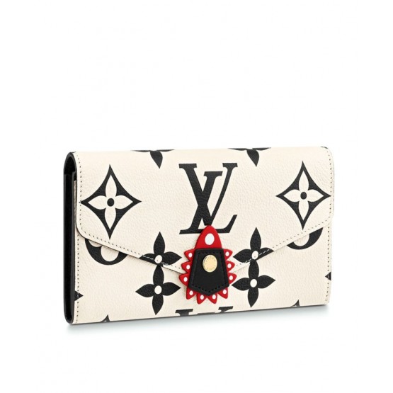 Louis Vuitton LV Crafty Sarah Wallet M69514 Cream