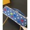 Louis Vuitton New Wave Chain Bag MM M53692 Blue