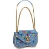 Louis Vuitton New Wave Chain Bag MM M53692 Blue