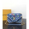 Louis Vuitton New Wave Chain Bag MM M53692 Blue