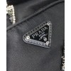 Prada Duet nylon shoulder bag Black