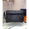 Prada Medium padded nylon shoulder bag 1BD255 Black