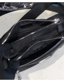 Prada Nylon shoulder bag 1BH168 Black