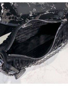 Prada Re-Edition 2005 Nappa Gaufre Bag 1BH204 Black