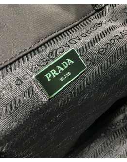 Prada Recycled Nylon Medium Tote Bag Black