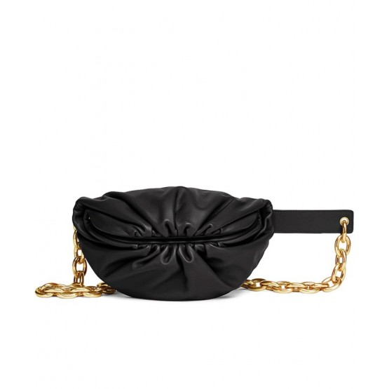 Bottega Veneta The Belt Chain Pouch Black