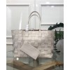 Bottega Veneta Horizontal tote in an orthogonal maxi weave 576828 Cream