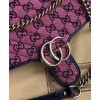 Gucci GG Marmont Multicolour Small Shoulder Bag 443497 Pink