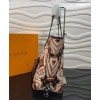 Louis Vuitton LV Crafty Neverfull Mm Bag M56584 Light Coffee