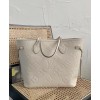 Louis Vuitton Neverfull Mm Tote Bag M45684 Cream