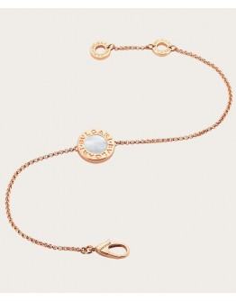 Bvlgari Rose Gold Bracelet Set With Mother-Of-Pearl 857192 Red