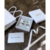 Dior Tribales Butterfly Earrings Black