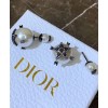 Dior Tribales Butterfly Earrings Black