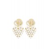 Dior Clair D Lune Earrings Golden