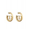 Dior 30 Montaigne Hoop Earrings Golden