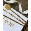 Dior J ADIOR Necklace Golden