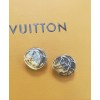 Louis Vuitton L To V Earrings Golden