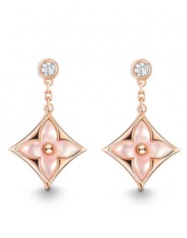 Louis Vuitton Color Blossom BB Star Ear Stud Q96667 Red