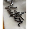 Louis Vuitton LV Autograph Keychain Silver