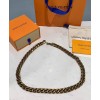 Louis Vuitton Chain Links Patches Necklace Polychrome
