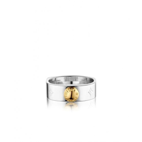 Louis Vuitton Nanogram Ring Silver