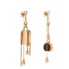 Louis Vuitton Mini LV Mismatched Earrings Golden